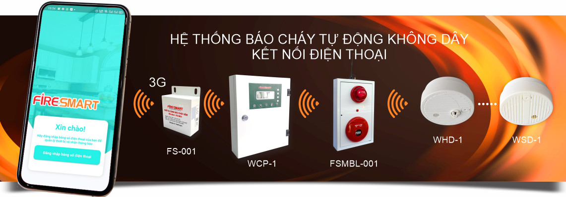 Thiết bị báo cháy không dây hợp quy có kiểm định PCCC